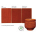 Deep Sienna Speckle - 16oz Potters Choice Cone 5 Glaze Deep Sienna Speckle - 16oz Potters Choice Cone 5 Glaze