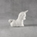 Ceramic Bisque Sm. Unicorn with tail up