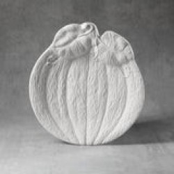 Ceramic Bisque Pumpkin Plate