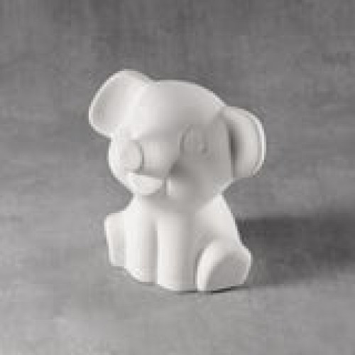 Ceramic Bisque Cute Elephant