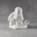 Ceramic Bisque Mermaid w/ Seahorse