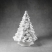 Ceramic Bisque Christmas Tree - 16-inch with base, lights and star