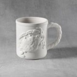 Ceramic Bisque Crabby Mug
