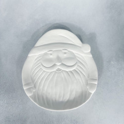 Vintage Chubby Santa Plate