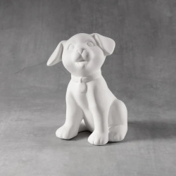 Ceramic Bisque Sitting Puppy Ceramic Bisque Sitting Puppy