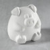 Ceramic Bisque Pig Bankable