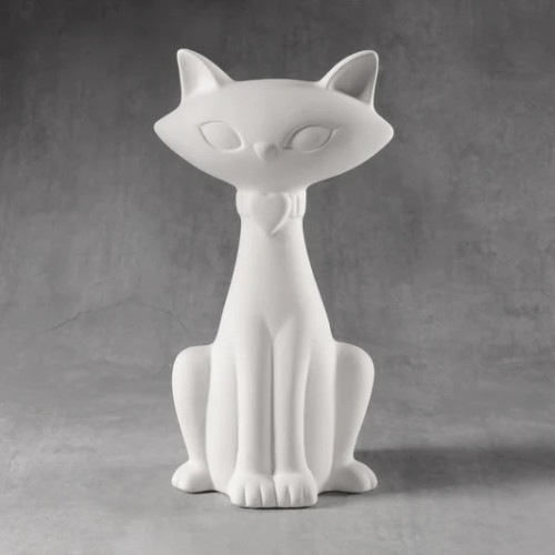 Ceramic Bisque Glam Kitty