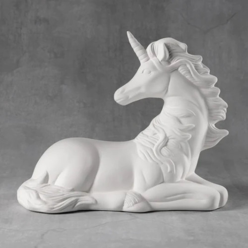 Ceramic Bisque Medium Unicorn