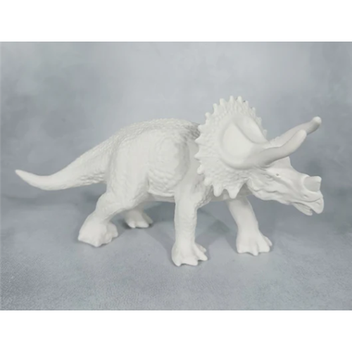 Ceramic Bisque Cera the Triceratops