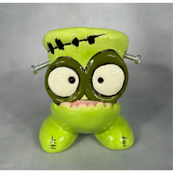 Ceramic Bisque Baby Frankie Planter