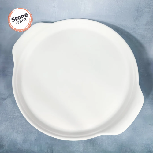 Stoneware Round Charcuterie Server Stoneware Round Charcuterie Server