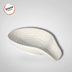 Stoneware Textured Spoon Rest Stoneware Textured Spoon Rest