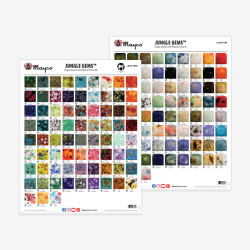 Jungle Gems Color Poster