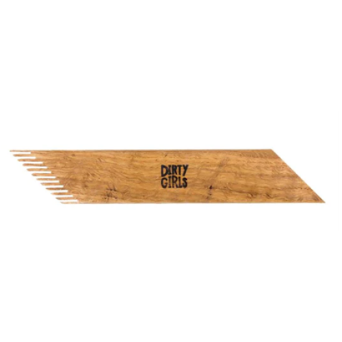 Angled 8-inch Comb Clay Tool