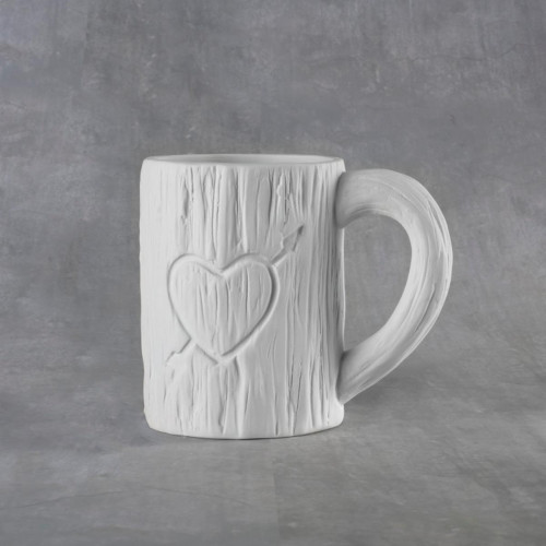 Tree Carved Heart Mug 12 oz. Tree Carved Heart Mug 12 oz.