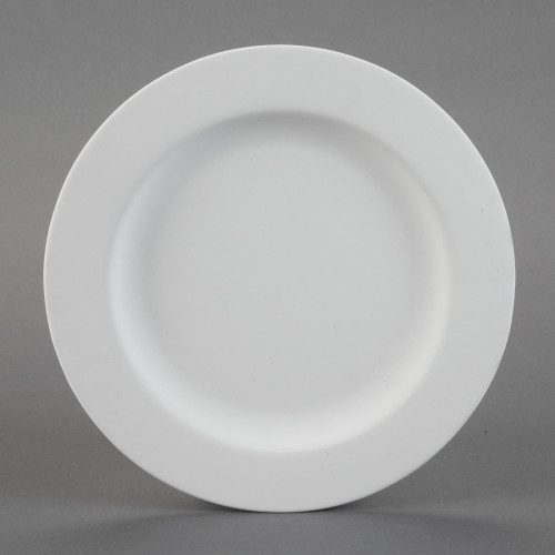 Ceramic Bisque  Rimmed Dinner Plate