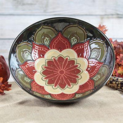 Ceramic Bisque Coupe Pasta Bowl