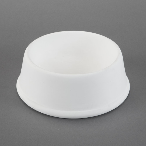 Ceramic Bisque Large Pet Food Dish