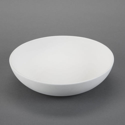 Ceramic Bisque Coupe Serving Bowl