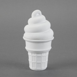 Ceramic Bisque Ice Cream Cone Box