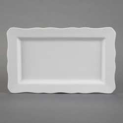 Ceramic Bisque Provence Serving Platter Med.