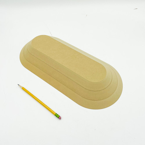 Rounded Rectangular Stack (3 Piece) Pottery Form Set