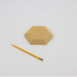 Hexagon 5 inch Pottery Form