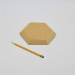 Hexagon 6.5 inch Pottery Form