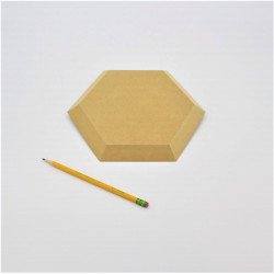 Hexagon 8 inch Pottery Form