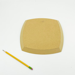 Spherical Square 9.5 inch Pottery Form