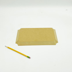Plaque Rectangle 6.5 x 11.5 inch Pottery Form