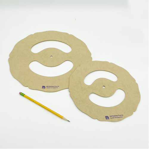 Rim Template - Poppy For Pottery Forms Rim Template - Poppy For Pottery Forms