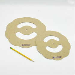 Rim Template - Daisy for Pottery Forms Rim Template - Daisy for Pottery Forms