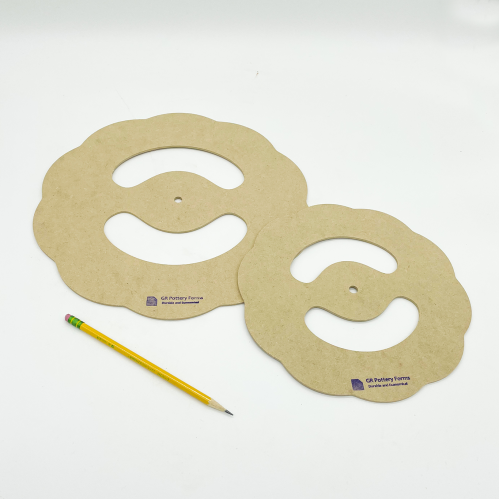 Rim Template - Daisy for Pottery Forms