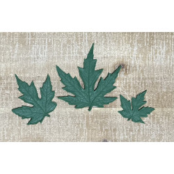 Small Grape Ruber Leaf Form (Set of 3)