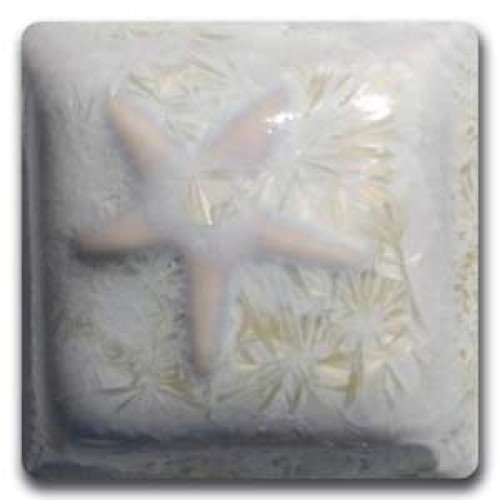 Lavender Filigree Crystal Blossom Mid-Range Glaze