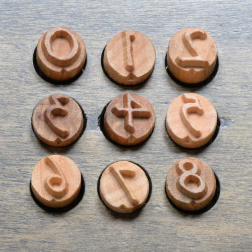 Prints Charming Number Font Set