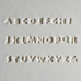 Stone Carved Upper Case Font Set Stone Carved Upper Case Font Set