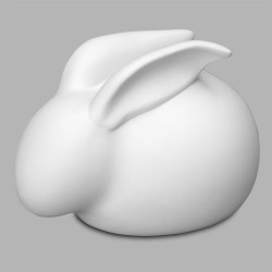 Ceramic Bisque Hareball Bunny Ceramic Bisque Hareball Bunny