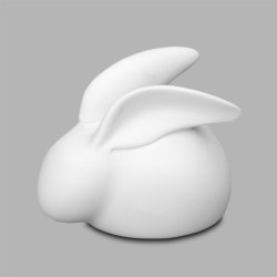 Ceramic Bisque Hareball Baby Bunny Ceramic Bisque Hareball Baby Bunny