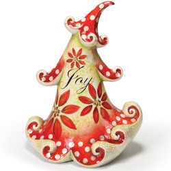 Ceramic Bisque Jolly Christmas Tree