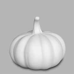 Ceramic Bisque Squatty Pumpkin