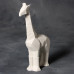 Ceramic Bisque Faceted Giraffe Ceramic Bisque Faceted Giraffe