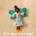 Ceramic Bisque Open Arms Angel