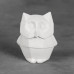Ceramic Bisque Owl Facetini
