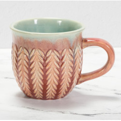Ceramic Bisque Stitched Mug