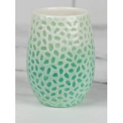 Ceramic Bisque Hammered Tumbler