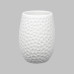 Ceramic Bisque Hammered Tumbler