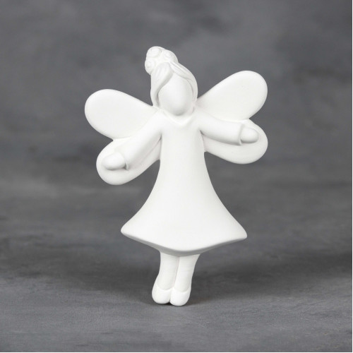 Ceramic Bisque Open Arms Angel