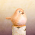 Ceramic Bisque Round Whittle Bird